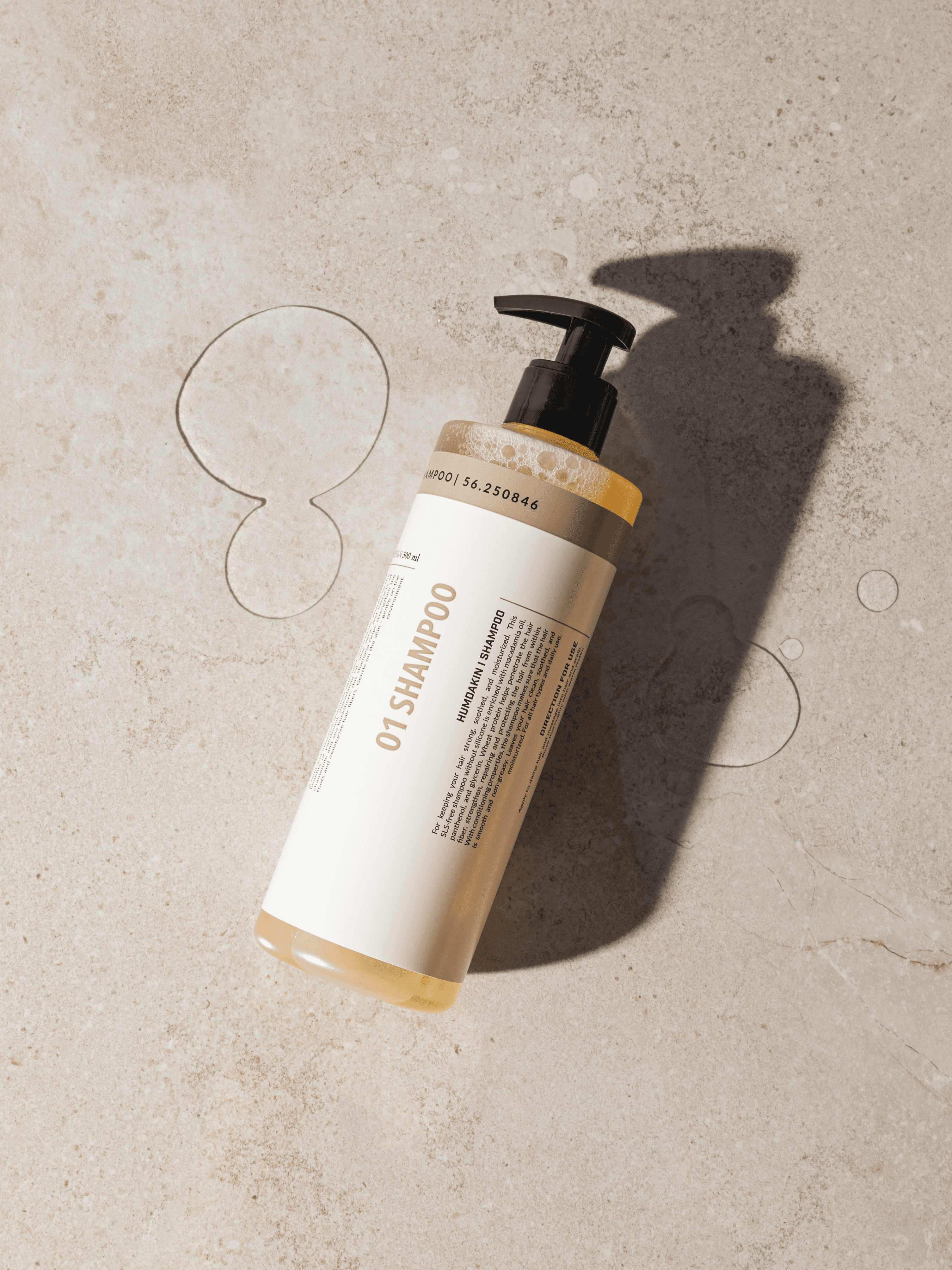 HUMDAKIN 01 Shampoo - Kamille & Havtorn Hair and Body Care 00 Neutral/No color